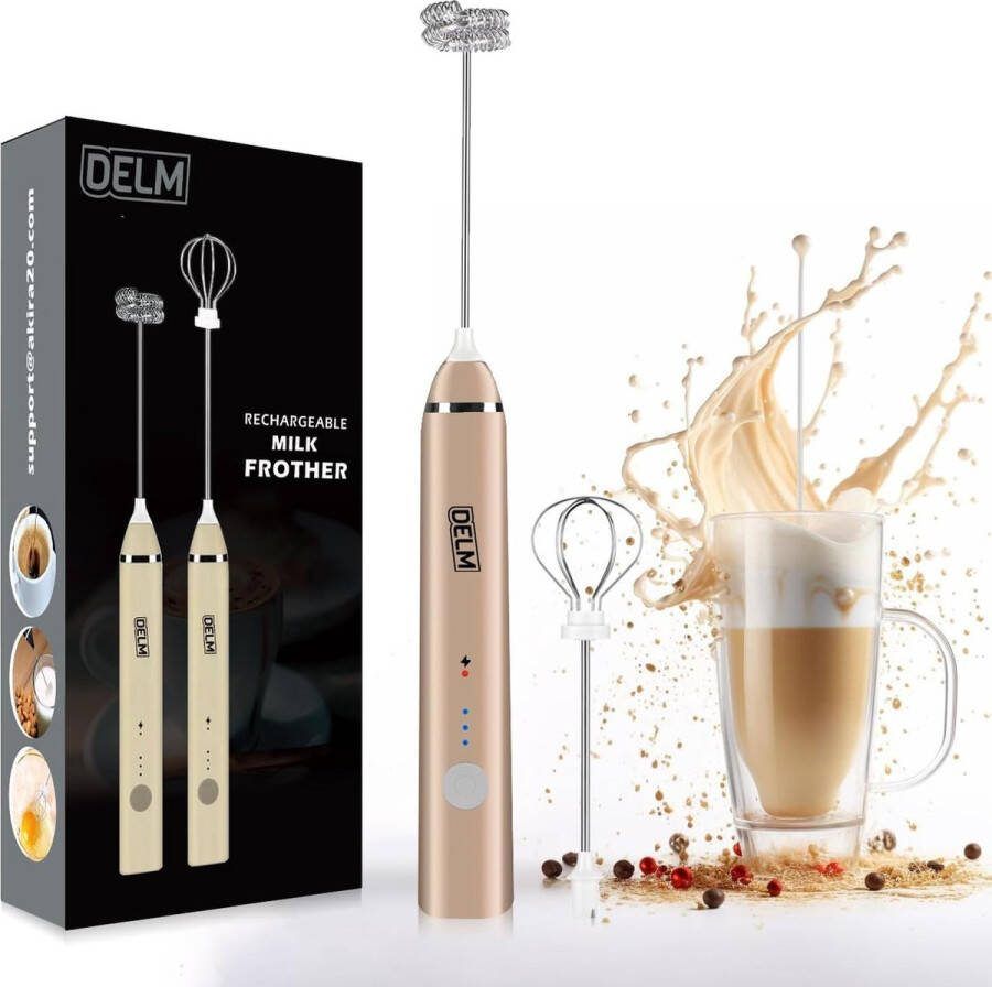 Elektrische Melkopschuimer Koffieopschuimer Oplaadbaar Drankmixer Handopschuimer Mixer Kitchen Aid Handmixer Elektrische Mixer USB Oplaadbaar Kogelvrij