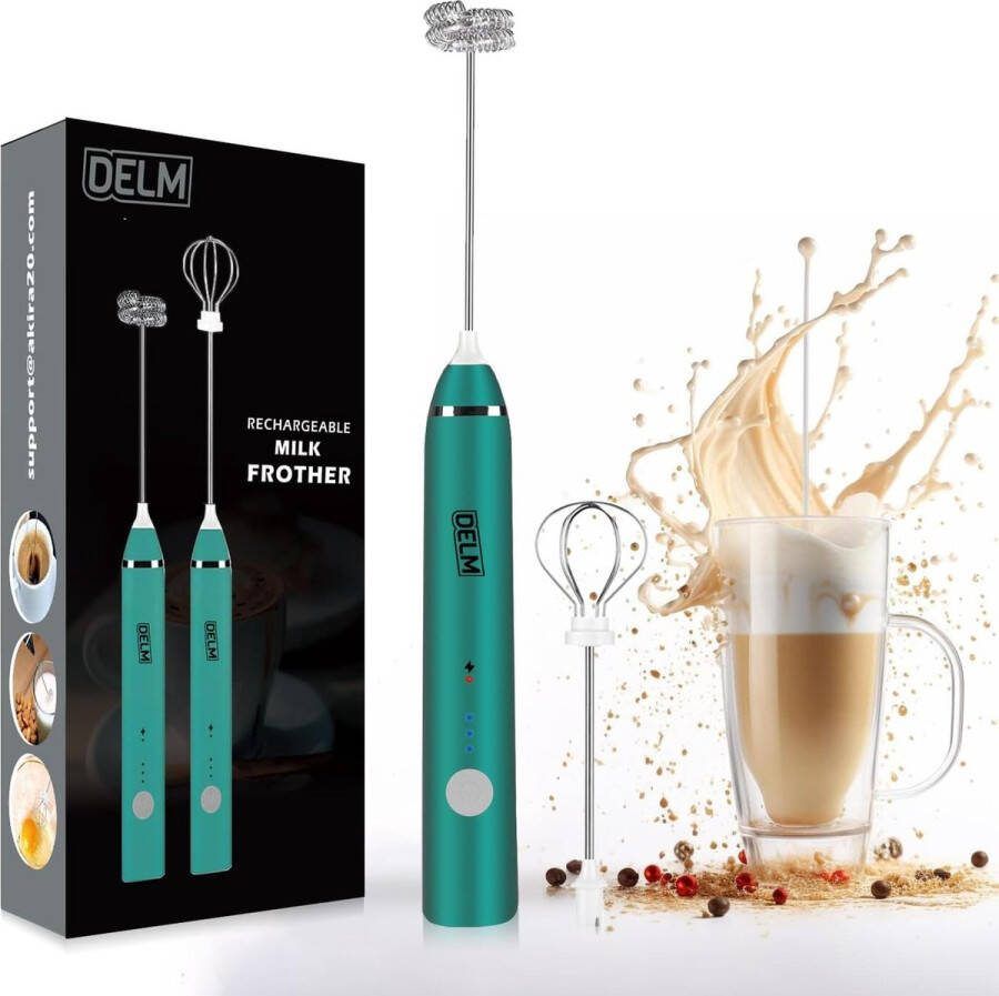 Elektrische Melkopschuimer Koffieopschuimer Oplaadbaar Drankmixer Handopschuimer Mixer Kitchen Aid Handmixer Elektrische Mixer USB Oplaadbaar Kogelvrij
