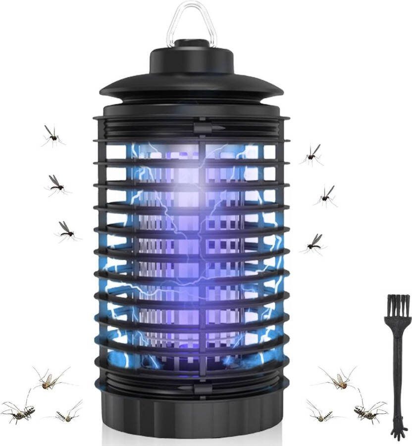 Elektrische Muggenval 4 W Insectenvanger UV-Lamp Krachtige Ongediertebestrijding voor Binnen Niet-Giftig & Geurneutraal