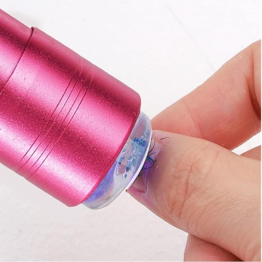 Elektrische Nageldroger 12 LED UV nageldroger Nagellak uithardende lamp UV sensor nagellamp Roze