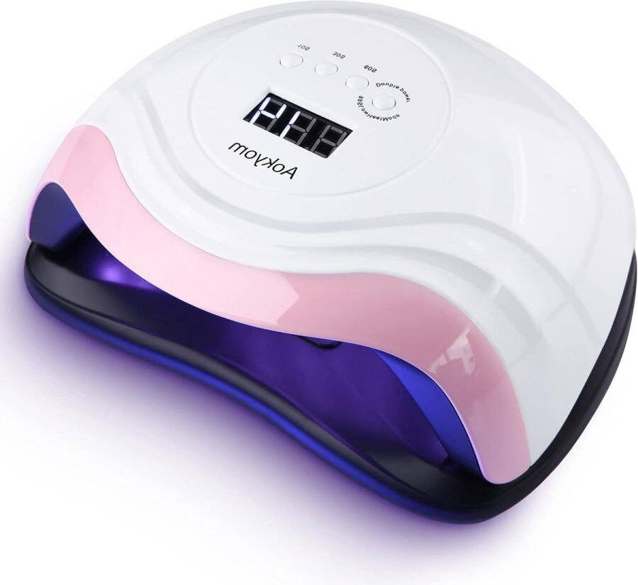 Elektrische Nageldroger 168 W 36 UV-Leds Lamp Professionele Nagellamp met 10-30-60-99s Timer Lcd-Display en Smartsensor Voor Vingers-Teennagels Alle Gelnagellak Gelnagels Shellac