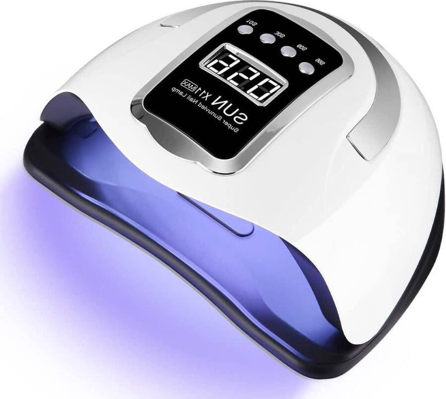 Elektrische Nageldroger 280W 66 stuks lampkralen Professionele Gelnageldroger Sneldrogende Nagellamp met 4 Timers LCD-scherm en Automatische Sensor voor Thuis- en Salonmanicure