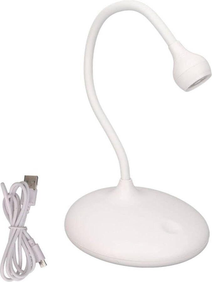 Elektrische Nageldroger 360-graden draaibaar UV-nageldroger UV-lamp flexibel 3 helderheidsniveaus voor nagels met manicure