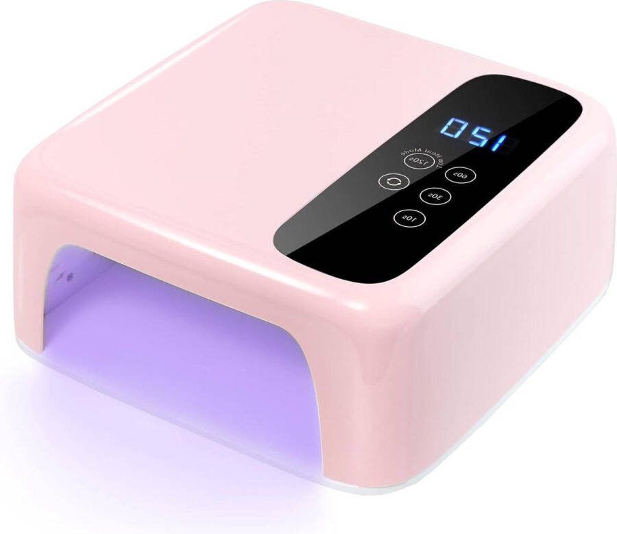 Elektrische Nageldroger 72W UV Led Nail Lamp met 4 timers snoerloos draadloze gelnagels oplaadbaar draagbaar UV-lamp Nagellamp UV