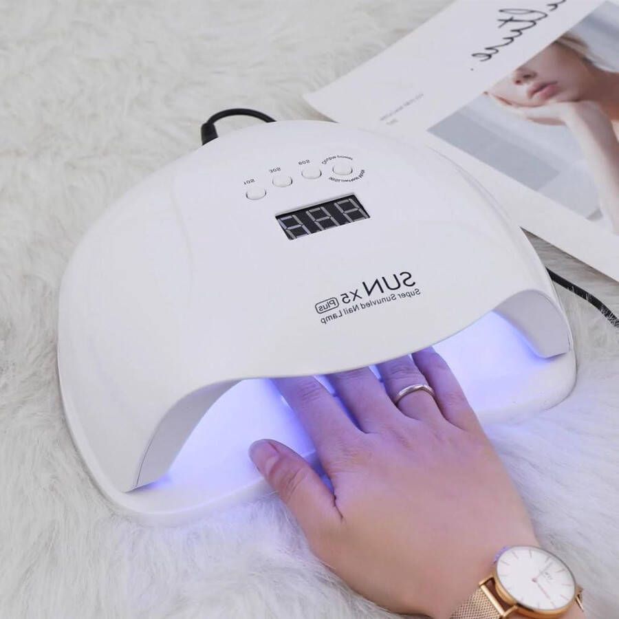 Elektrische Nageldroger UV-ledlamp 18 W voor gelnagels lcd-display thuis en nagelstudio alle gel