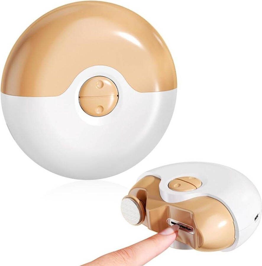 Elektrische Nagelknipper en Polijstmachine Nagelverzorging voor Baby's en Senioren Draadloos Oplaadbaar & Draagbaar Veilige Bediening
