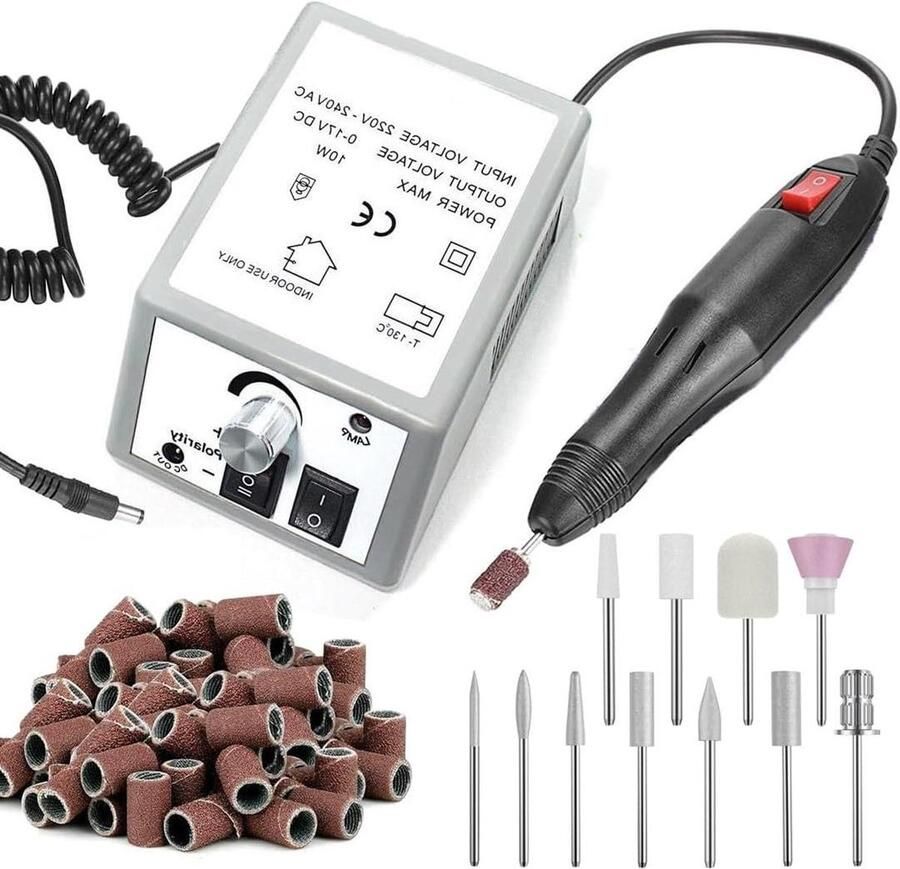 Elektrische Nagelvijl 20.000 tpm Nagelboor Manicure Set Acryl Nagellak Remover Klassieke Pedicure Kit