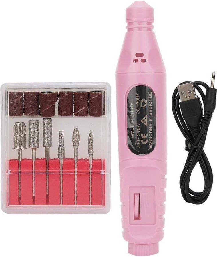 Elektrische Nagelvijl Acryl Nail Kit Draagbare Acryl Nagels Polijsten Manicure Pedicure Efile Nail Boor Acryl Nail Gereedschap Pedicure Kit