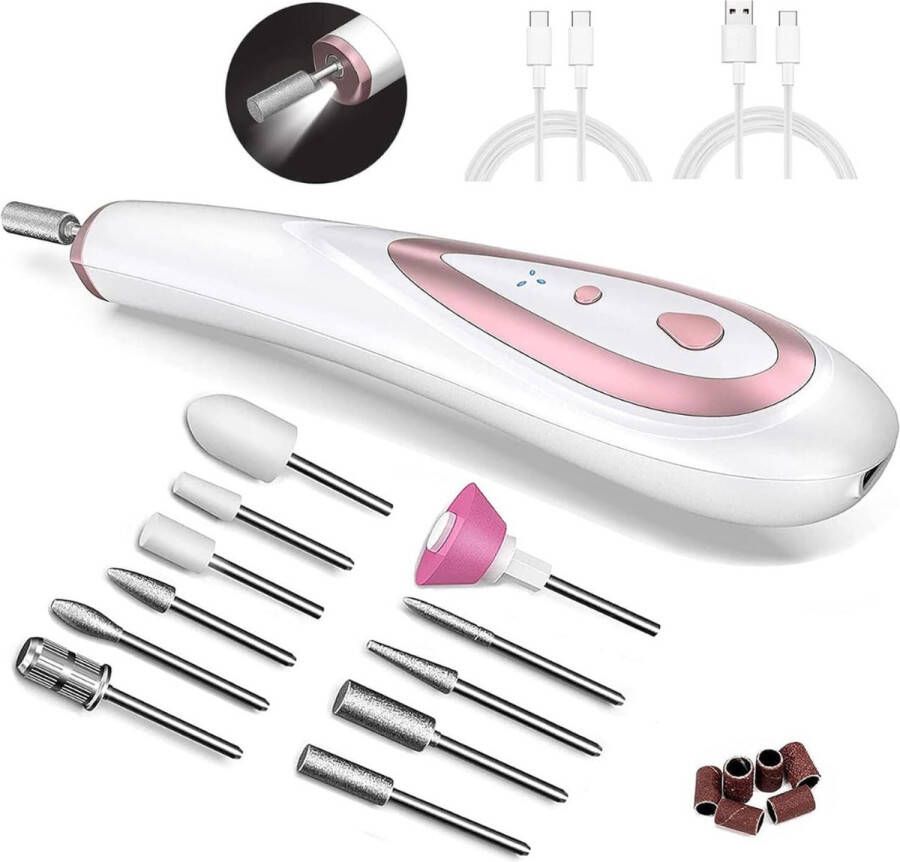 Elektrische Nagelvijl Nagelfrees Electric Nail File Manicureset Manicure. Pedicure Nagelvijl Nagelboor