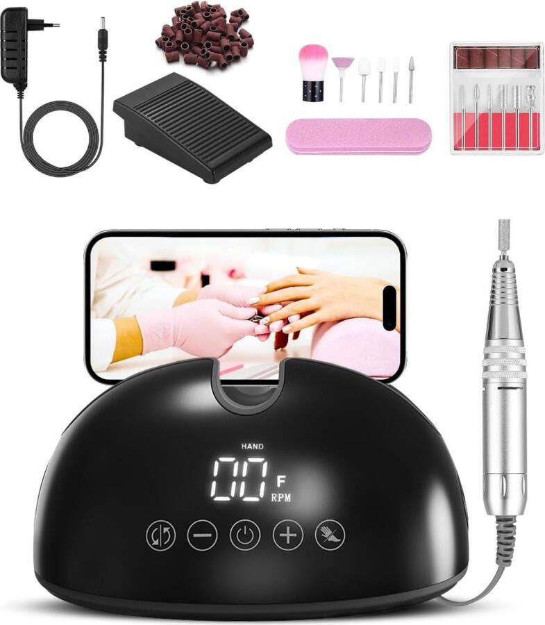 Elektrische Nagelvijl Nagelfrees Electric Nail File Manicureset Manicure. Pedicure Nagelvijl Nagelboor