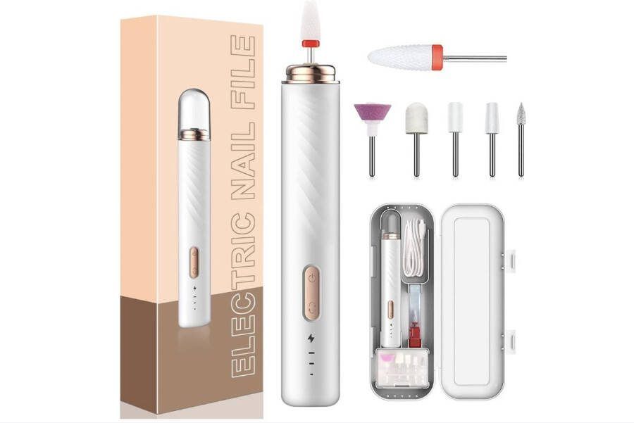 Elektrische Nagelvijl Nagelfrees Electric Nail File Manicureset Manicure. Pedicure Nagelvijl Nagelboor