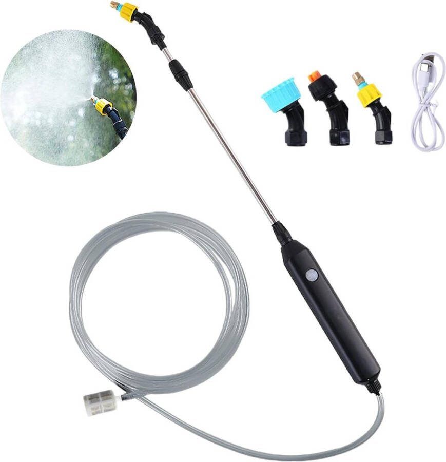 Elektrische Plantensproeier met Telescoopstang en USB Oplaadbaar Tuin Accu Drukspuit Onkruidspuit