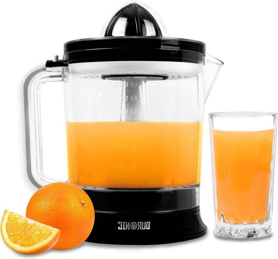 Elektrische sappers 40 W citroenpers 1600 ml citruspers 2 kegels sinaasappelpers hoge sapopbrengst fruitpers met zeef citrusjuicer sinaasappelsappers limoenpers sapmachine keukenapparaat citruspers