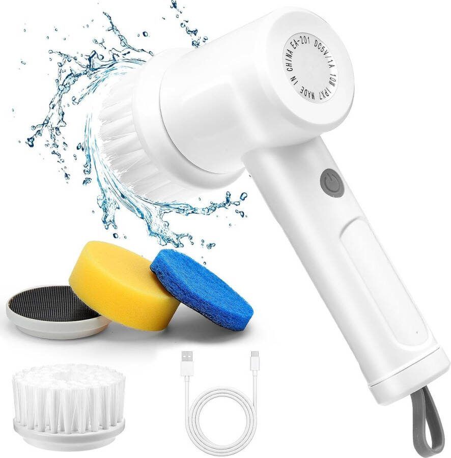 Elektrische Schoonmaakborstel Elektrische Schrobborstel Electrische Schoonmaakborstel Elektrische Scrubber Elektrische Afwasborstel