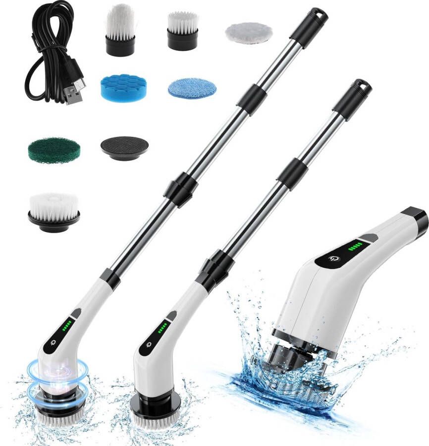 Elektrische Schoonmaakborstel Elektrische Schrobborstel Electrische Schoonmaakborstel Elektrische Scrubber Elektrische Afwasborstel
