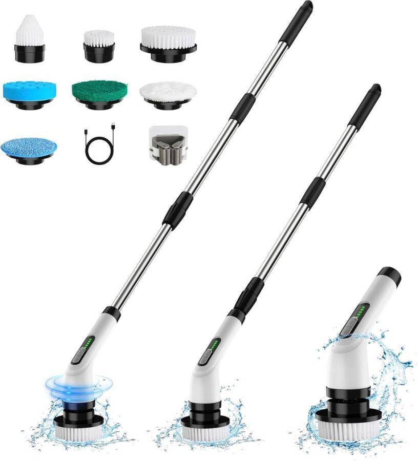 Elektrische Schoonmaakborstel Elektrische Schrobborstel Electrische Schoonmaakborstel Elektrische Scrubber Elektrische Afwasborstel