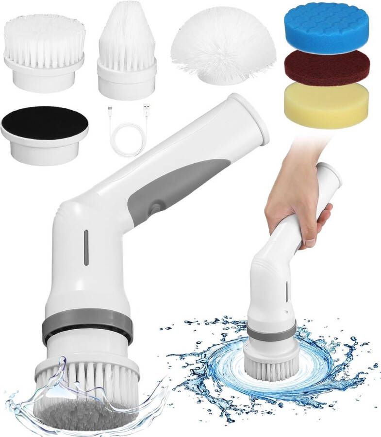 Elektrische Schoonmaakborstel Elektrische Schrobborstel Electrische Schoonmaakborstel Elektrische Scrubber Elektrische Afwasborstel