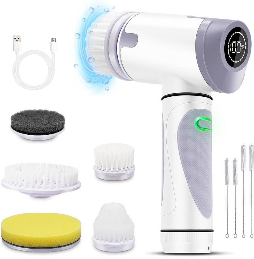 Elektrische Schoonmaakborstel Elektrische Schrobborstel Electrische Schoonmaakborstel Elektrische Scrubber Elektrische Afwasborstel