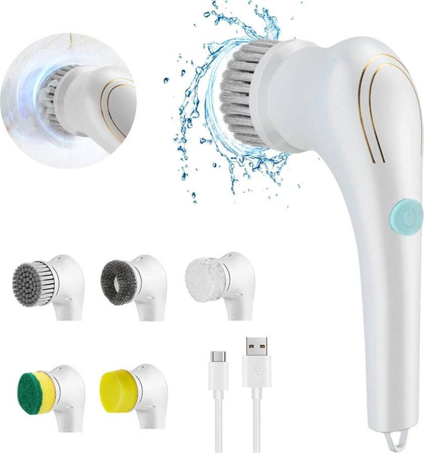 Elektrische Schoonmaakborstel Elektrische Schrobborstel Electrische Schoonmaakborstel Elektrische Scrubber Elektrische Afwasborstel