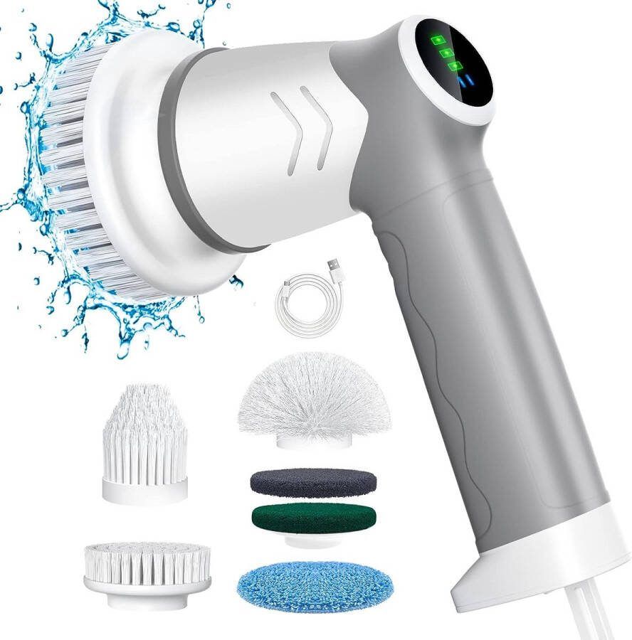 Elektrische Schoonmaakborstel Elektrische Schrobborstel Electrische Schoonmaakborstel Elektrische Scrubber Elektrische Afwasborstel