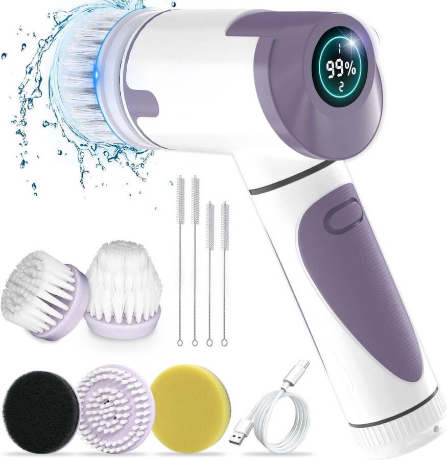 Elektrische Schoonmaakborstel Elektrische Schrobborstel Electrische Schoonmaakborstel Elektrische Scrubber Elektrische Afwasborstel