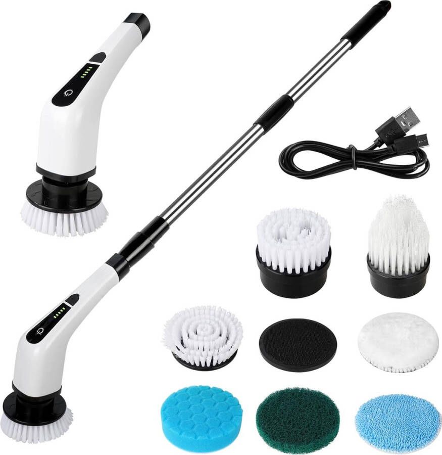 Elektrische Schoonmaakborstel Elektrische Schrobborstel Electrische Schoonmaakborstel Elektrische Scrubber Elektrische Afwasborstel