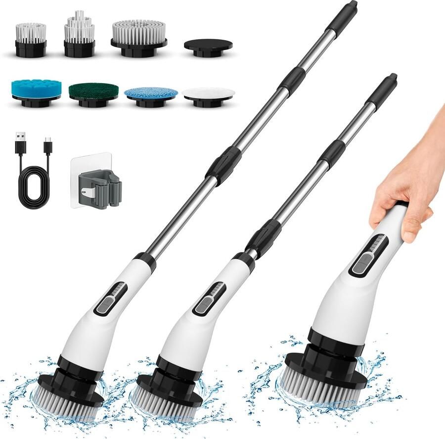 Elektrische Schoonmaakborstel Elektrische Schrobborstel Electrische Schoonmaakborstel Elektrische Scrubber Elektrische Afwasborstel