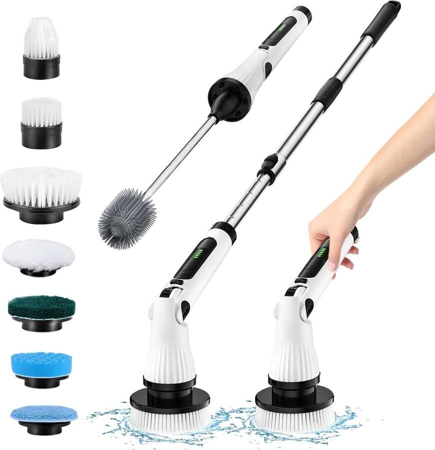 Elektrische Schoonmaakborstel Elektrische Schrobborstel Electrische Schoonmaakborstel Elektrische Scrubber Elektrische Afwasborstel