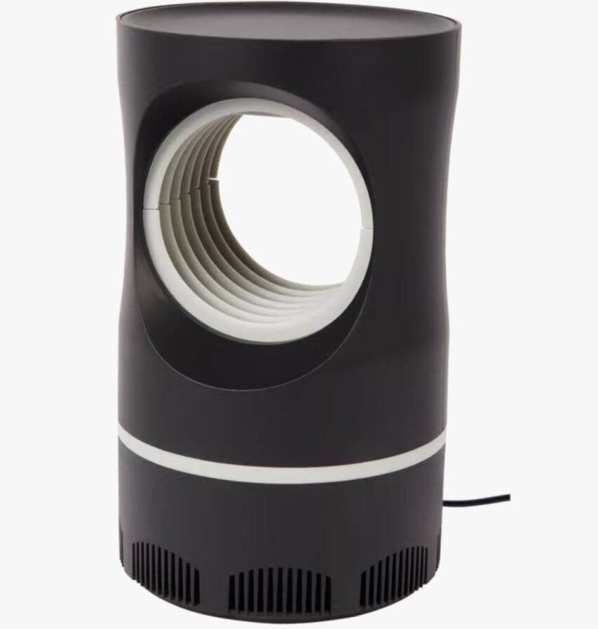 Elektrische vliegenvanger Insectenvanger UV LED Insect trap Wit Elektrisch met USB No-Zap-Trap with suction Indoor Laag energie verbruik tot 50 meter bereik zwart[Holland Haven Gamers]