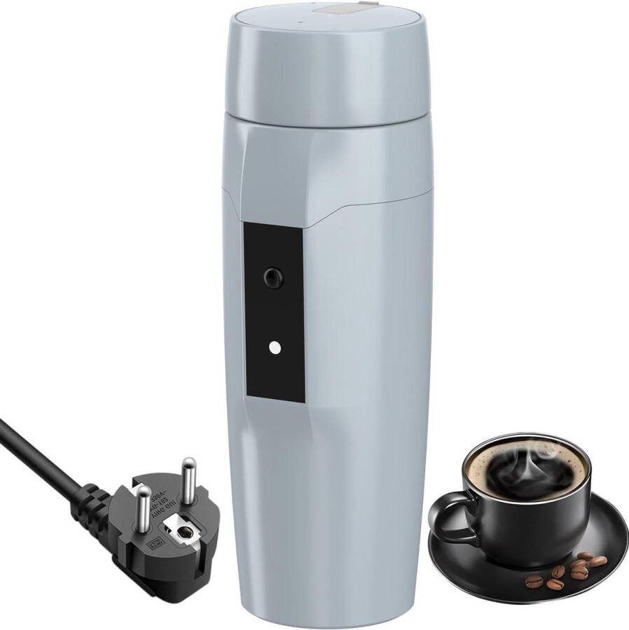 Elektrische waterkoker draagbaar 300 W snelle waterverwarmer mini-thee-koffiemok hotels kantoren campers automatische uitschakeling herstart