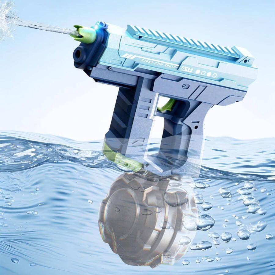 Elektrische waterpistool Watergun Watergeweer Waterspeelgoed jongens Automatisch Blauw Nieuwste model!