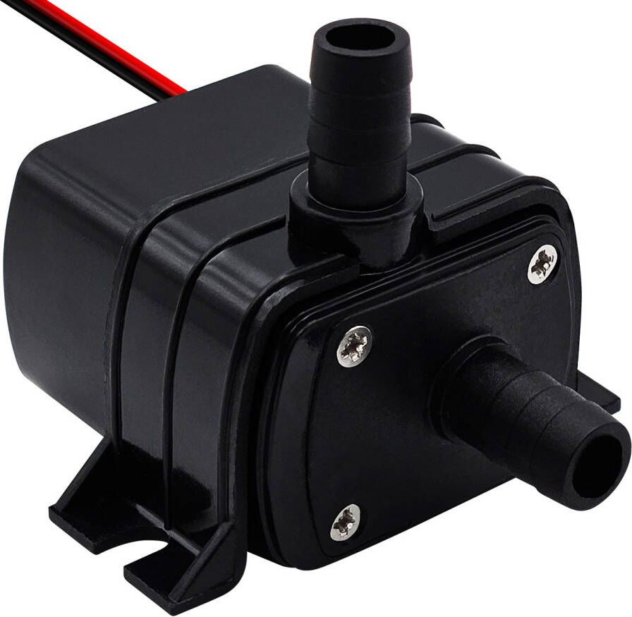 Elektrische Waterpomp 12V 240L uur 4.8W DC30E Zwart