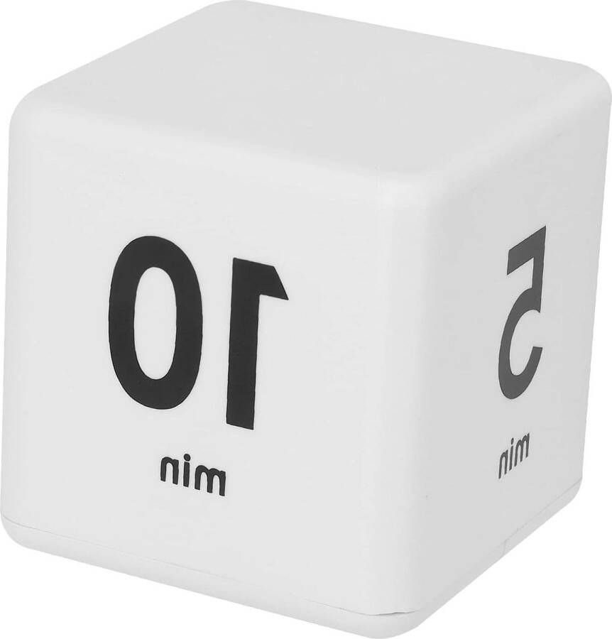 Elektronische Digitale Roterende Cube Timer Kookwekker Time Management Trainingstimer voor Kinderen Professionele Keukentimer (1-3-5-10 Minuten) time timer