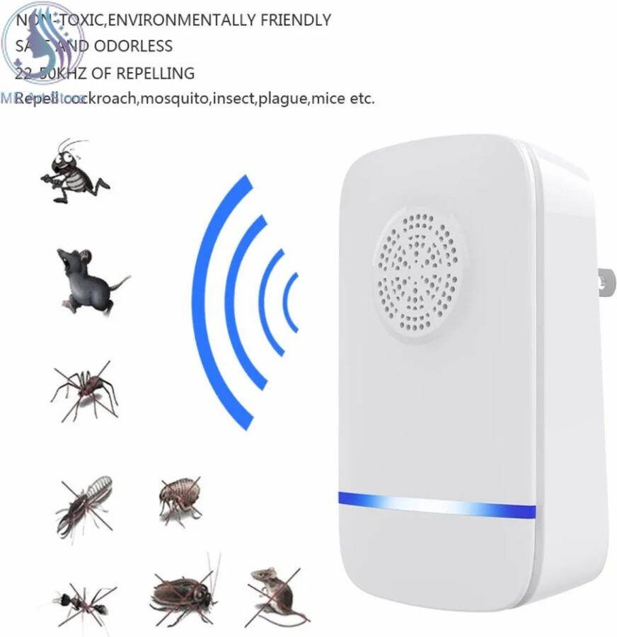 Elektronische Ongediertebestrijder Ultrasone anti insect muggen muizen ratten verjagen