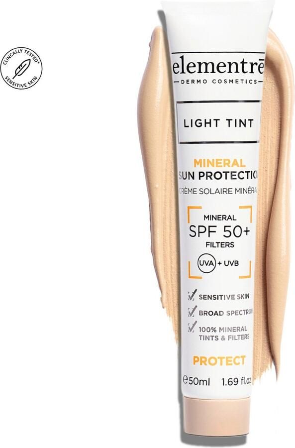 Elementrē Minerale zonnebrand LIGHT TINT 50ml