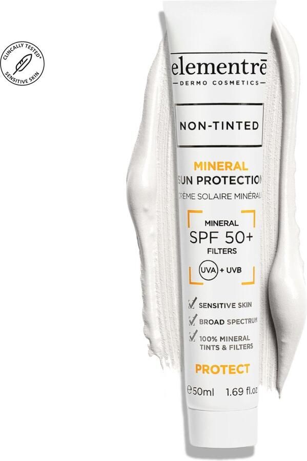 Elementrē Minerale zonnebrand NON TINTED 50ml