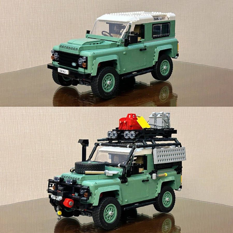 EliteNest Land Rover Off-Road Defender 90 Auto Model 2336 Stuks Bouwstenen Speelgoed Perfect Verjaardagscadeau