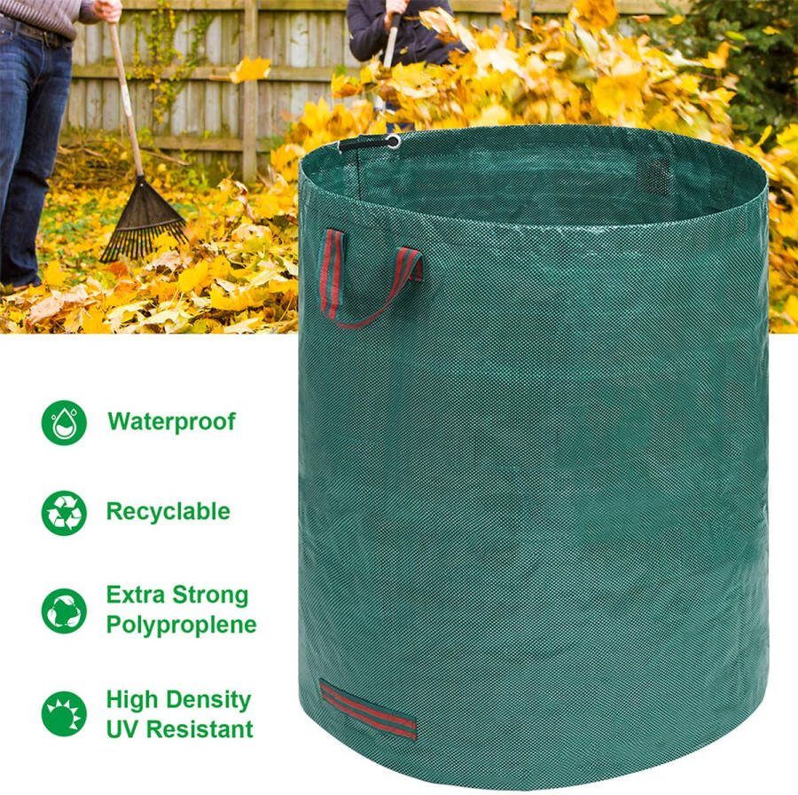 EliteNest Tuinzak Gevallen Bladeren Onkruid Verzamelcontainer 272L Opvouwbaar Houdt de Tuin Schoon en Georganiseerd Compostbak