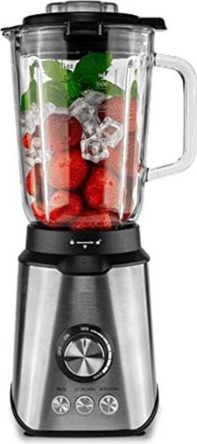 Elysium Ijscrusher Blender -Ijsblokjesmachine Crushed Ice Ijsblokjesmachine Crushed Ice Zilver