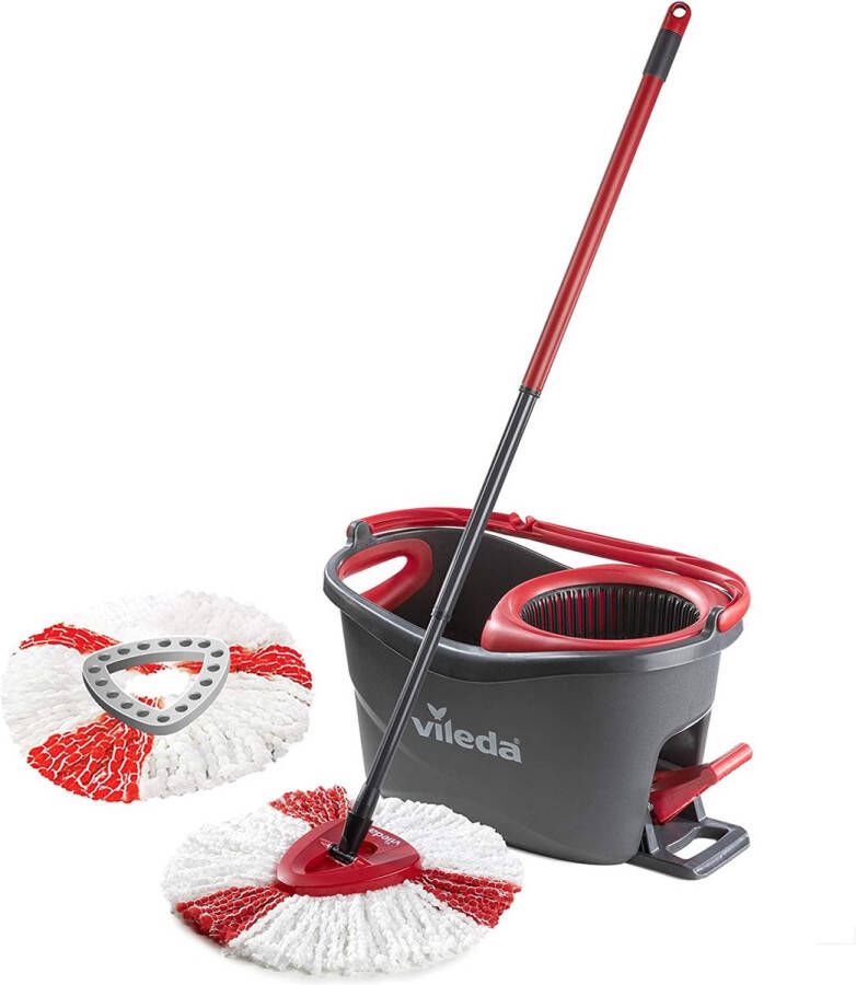 Emmer vloerwisser poetsemmer \ Dweilmop set cleaning bucket with mop head