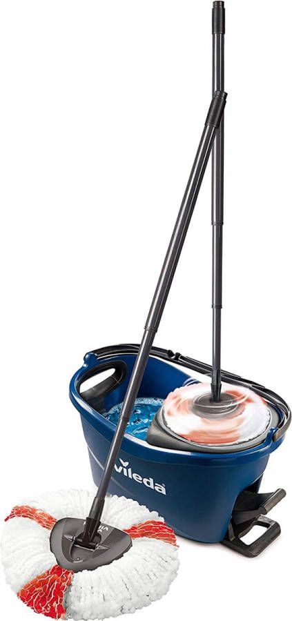 Emmer vloerwisser poetsemmer \ Dweilmop set cleaning bucket with mop head