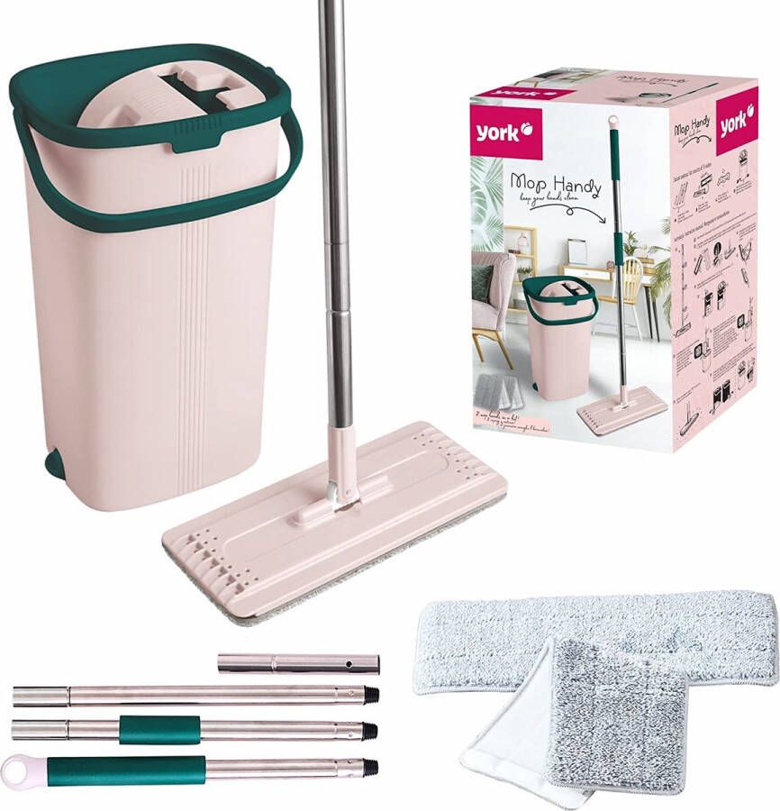 Emmer vloerwisser poetsemmer \ Dweilmop set cleaning bucket with mop head