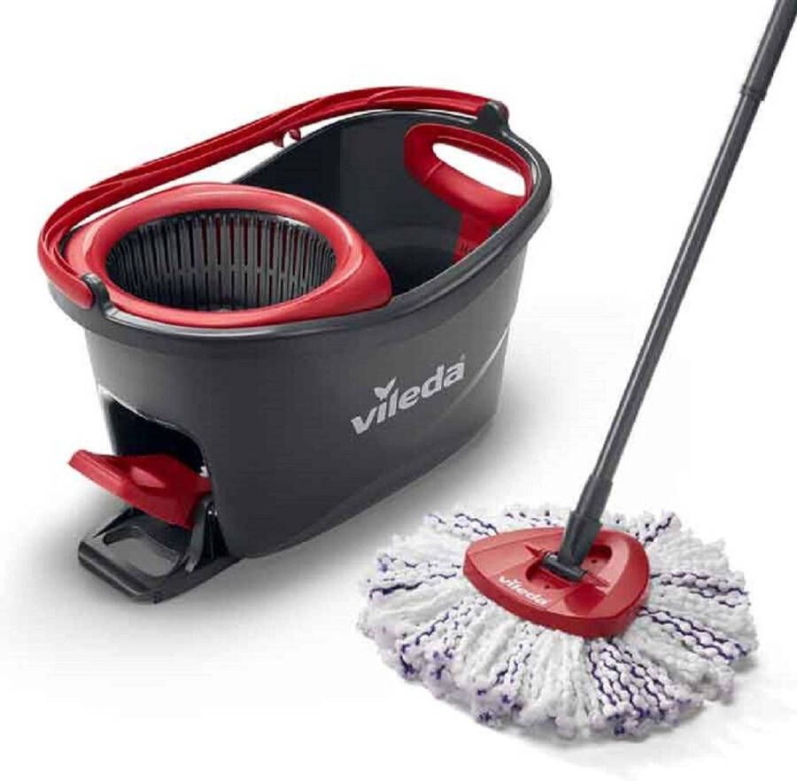 Emmer vloerwisser poetsemmer \ Dweilmop set cleaning bucket with mop head