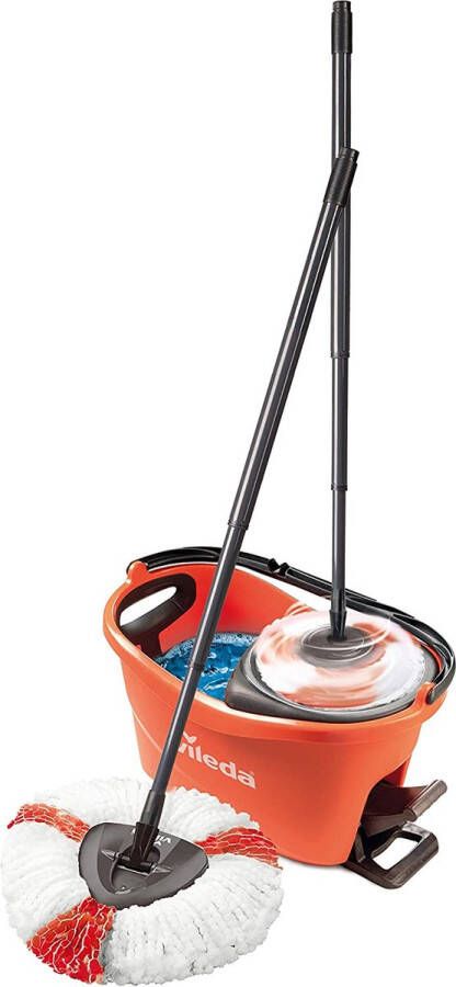 Emmer vloerwisser poetsemmer \ Dweilmop set cleaning bucket with mop head