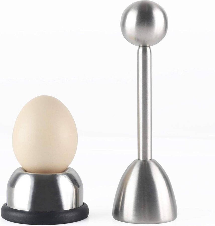 Endurance Egg Piercer Set van 2 RVS Ei Piercer en Cutter voor Hard Gekookte Eieren Keuken Bakkerij Gereedschap eierprikker