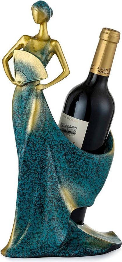 Enkele Fles Wijnhouder voor Aanrecht en Tafelblad Eettafel Middelpunt Ornamenten Woonkamer Keuken Opbergrek Kast Interieurdecoratie Cadeaus voor Kerstvrienden Wijnrek