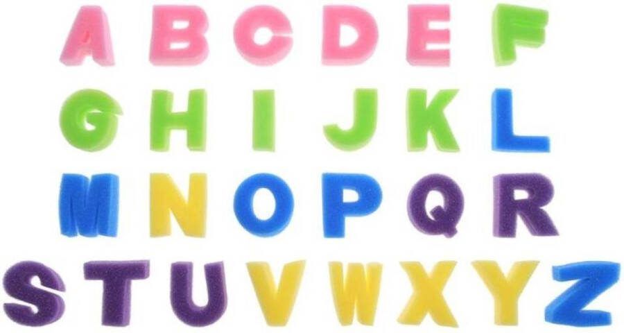 EPIN | Kinder Verf Sponsjes Alfabet | Vingerverf | Creatief Kinderspeelgoed | Knutselen | Schilderen | Verfsponzen | Alfabet