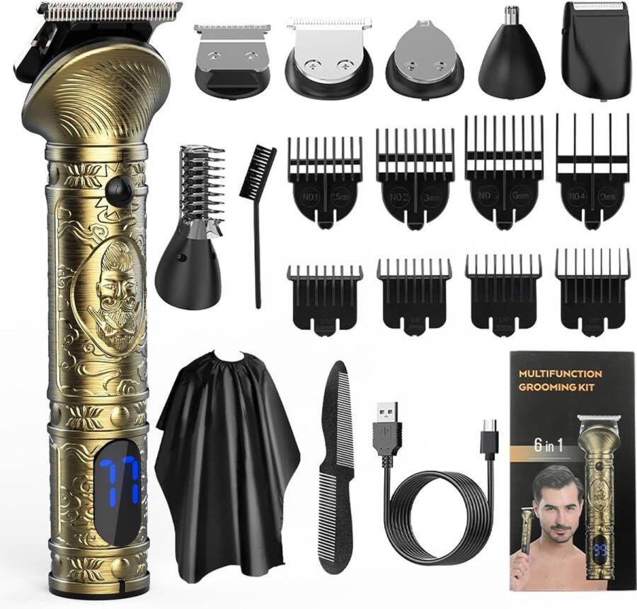 Equivera Baardtrimmer Bodygroomer Tondeuse Baardtrimmer Mannen Trimmer Mannen
