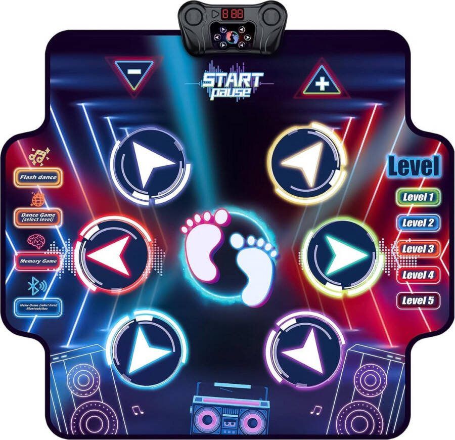 Equivera Dansmat Voor Meisjes Muziekmat Interactieve Speelmat