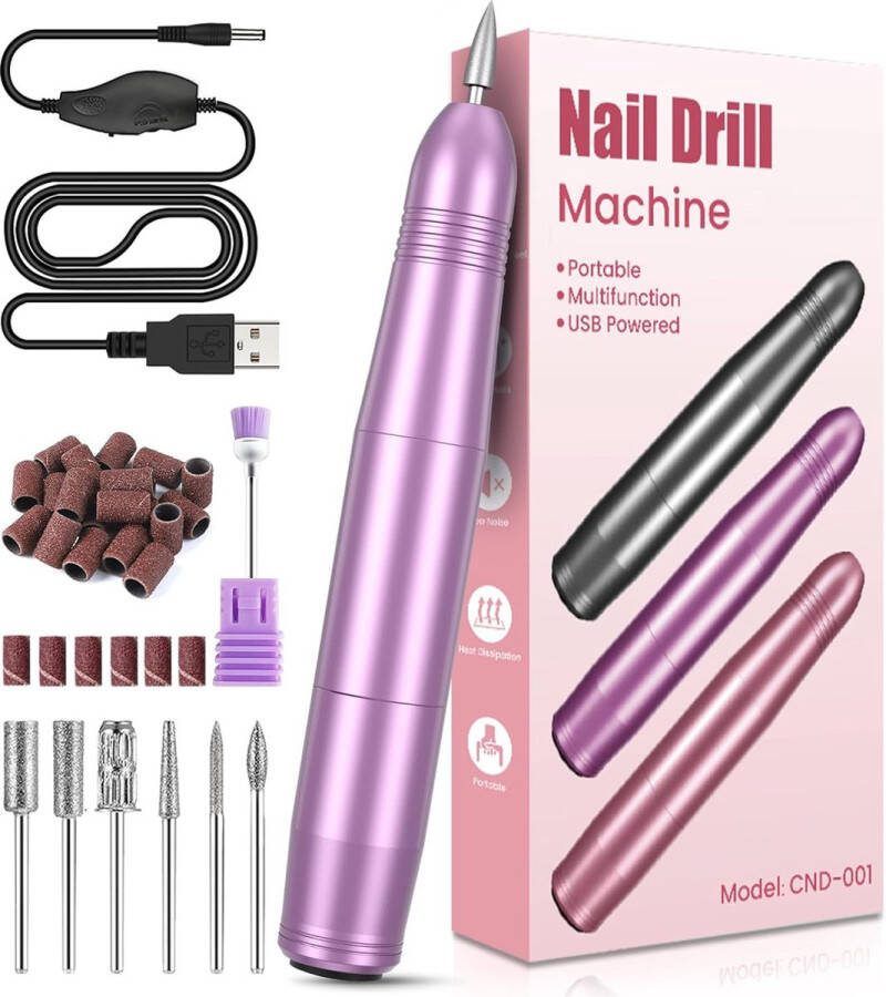 Equivera Elektrische Nagelvijl Nagelfrees Manicure Pedicure Ook Voor Gel Nagels Perfecte Nagelverzorging